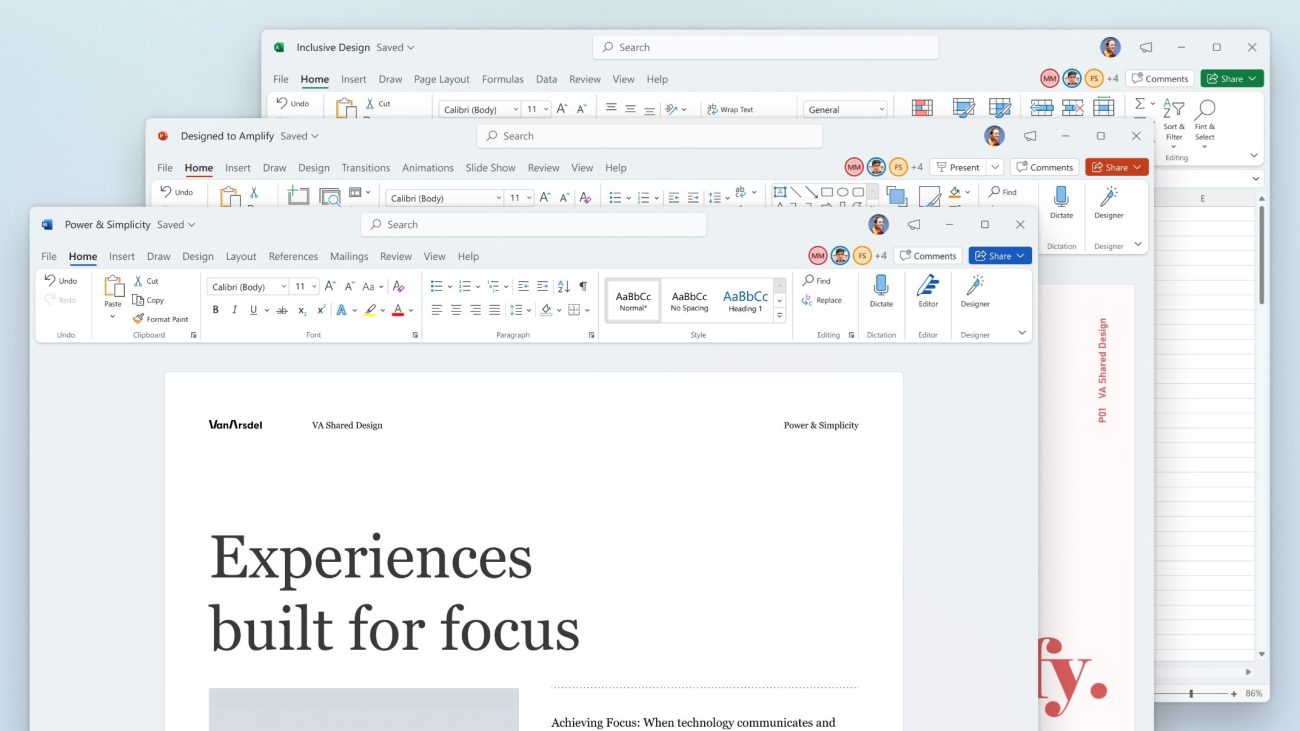 Office 2021 Home and Business - Interface