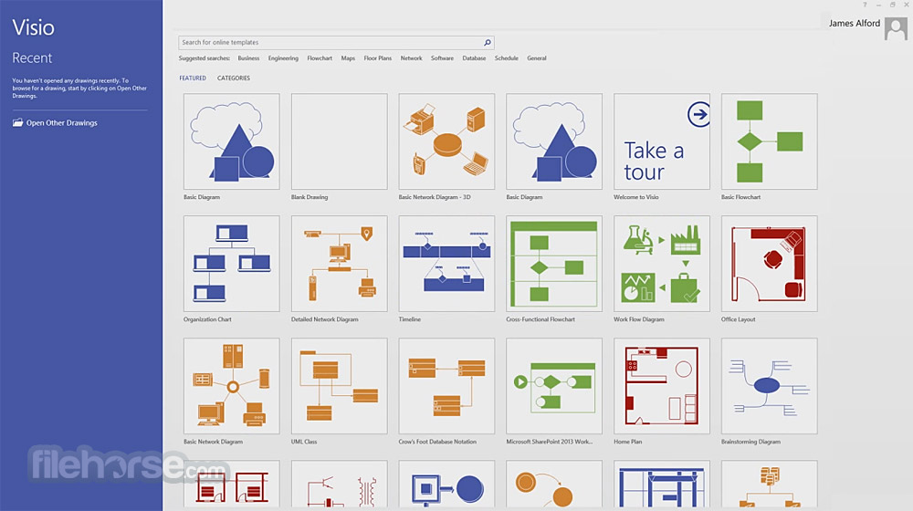 Visio 2016 Pro interface - GG Keys