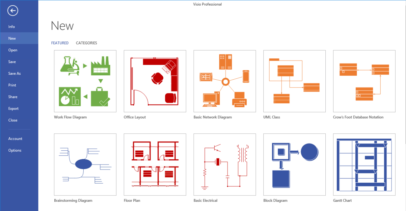 Visio 2021 interface - GG Keys