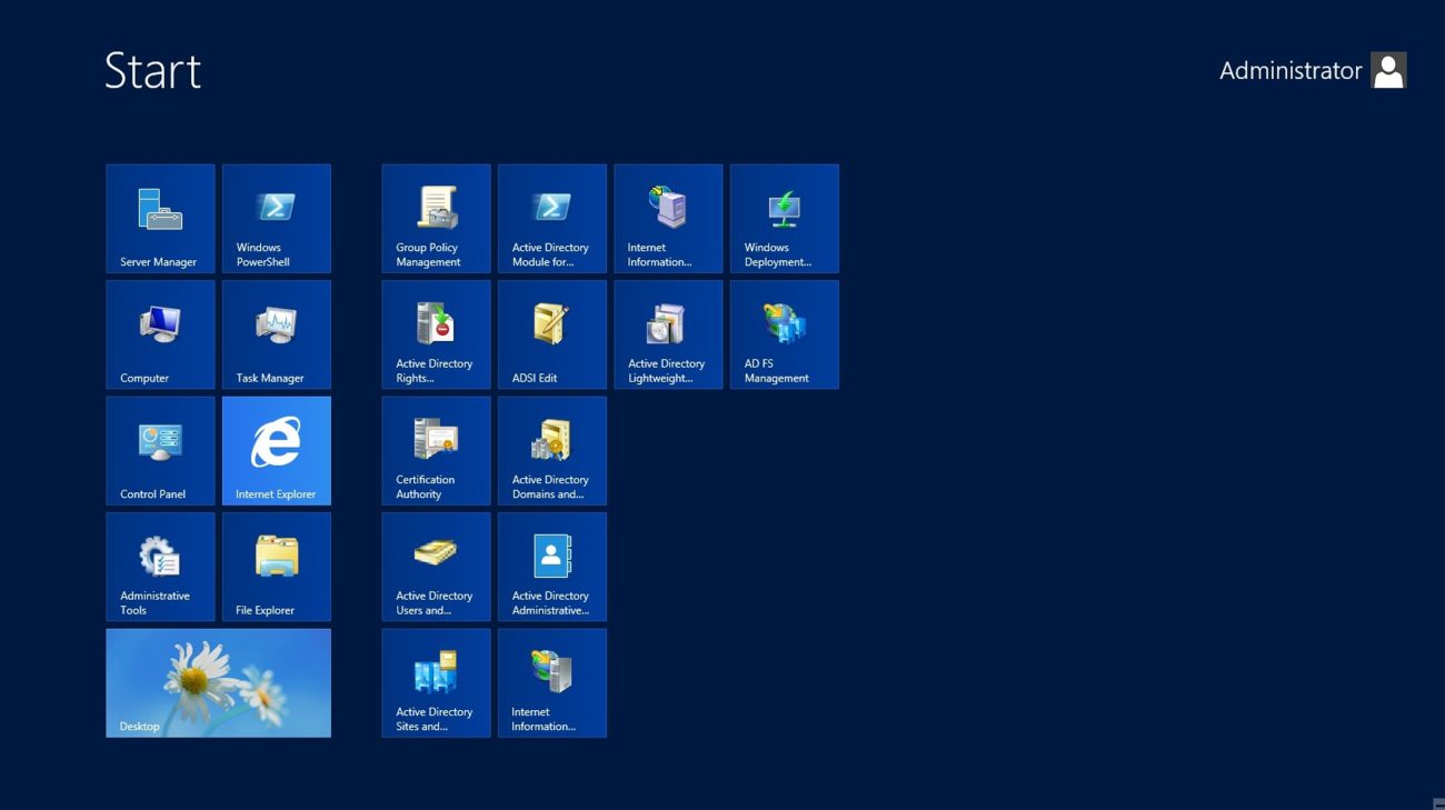 Windows Server 2012 R2 Essentials - Interface