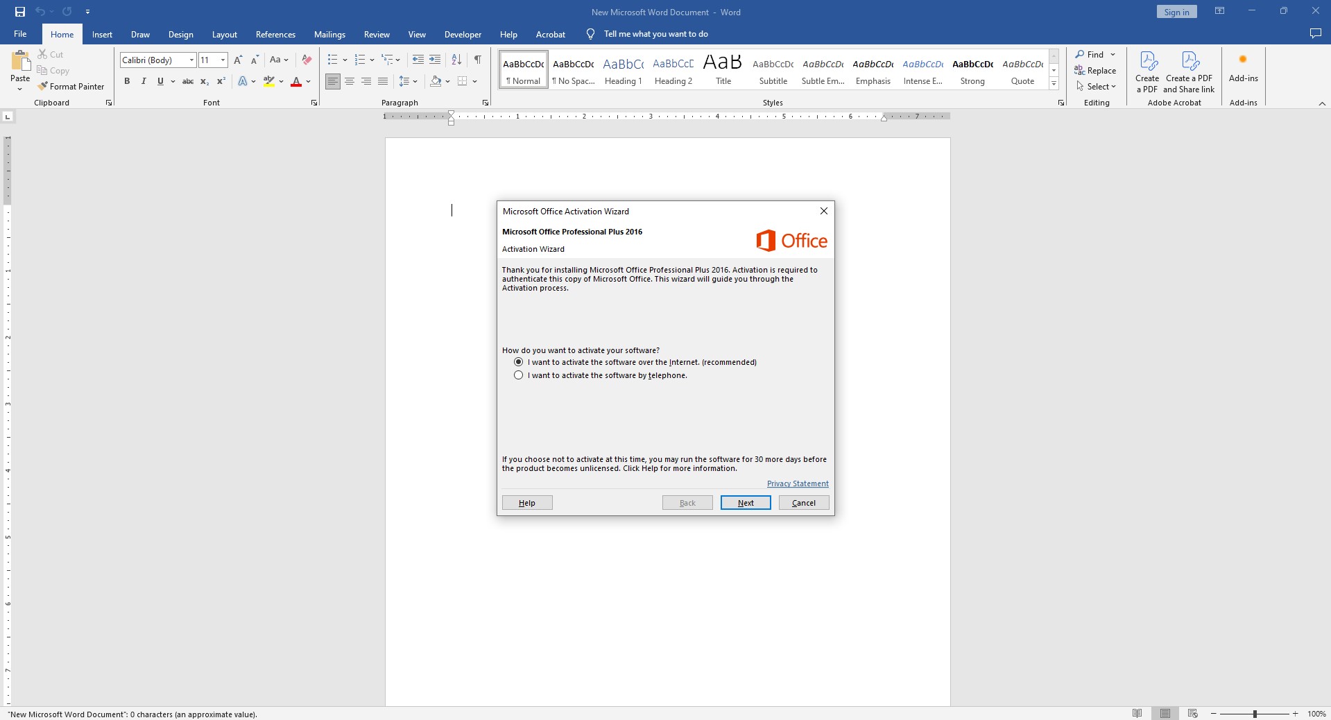 Office 2016 Professional Plus Online Activation Guide – GGKEYS.COM