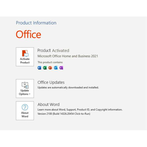 Office Home and Business Activation