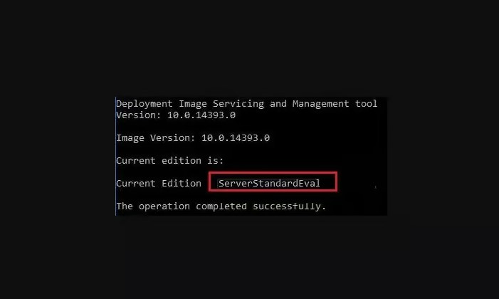 WINDOWS SERVER CHECKING CURRENT EDITION