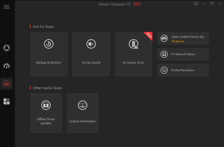 IObit Driver Booster 12 PRO (1 Device, 1 Year) Key – GGKEYS.COM